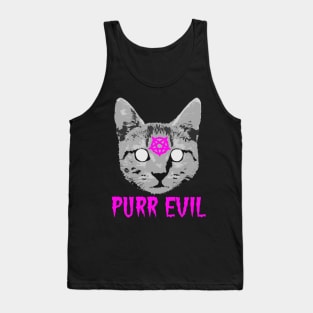 Funny Saying - Purr Evil Tank Top